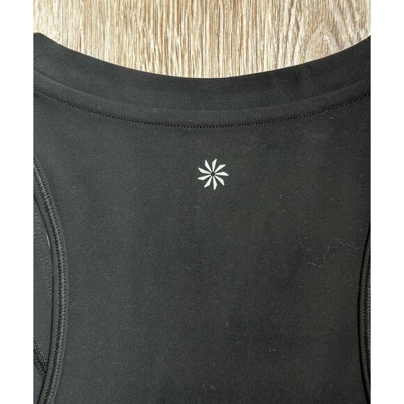 Athleta|Crop Top|Racerback Tank|Black|SZ L - Picture 5 of 6